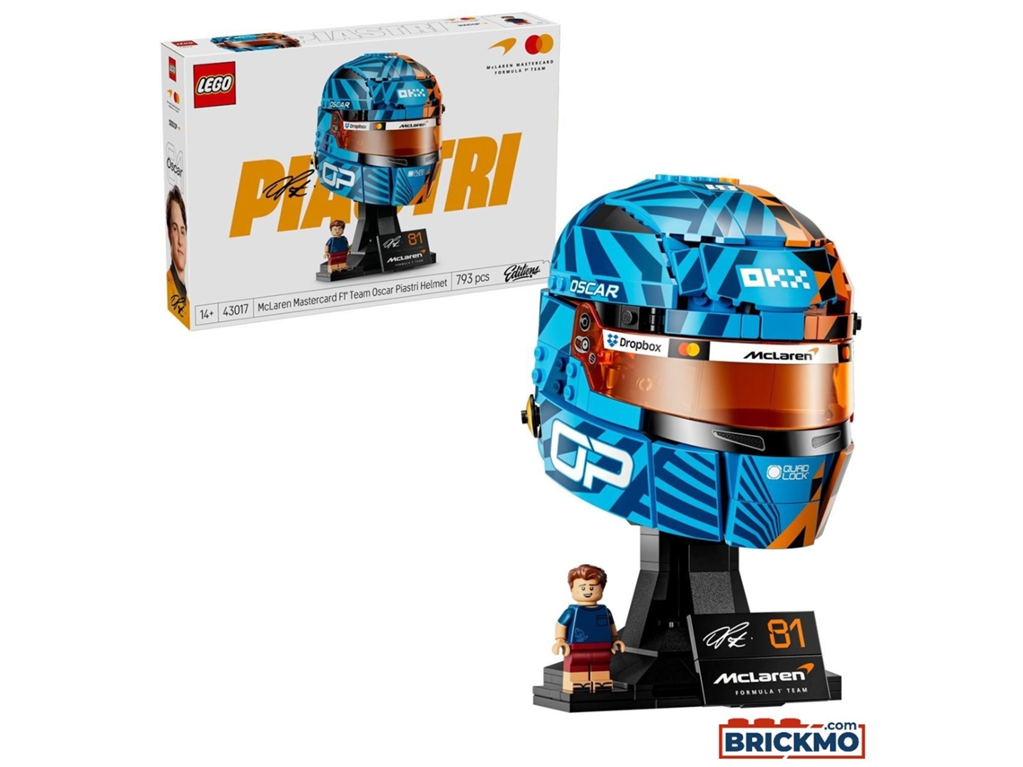 Editions Vehicles 43017 Capacete Mclaren Mastercard F1 Team de Oscar Piastri 43017 LEGO