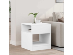 Vidaxl Mesa De Apoio Branco 40,5 X 40 X 45 Cm Derivados De Madeira