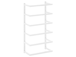 Towel Rack, Towel Racks Vidaxl Branco Aço (24 X 12 X 48 Cm)