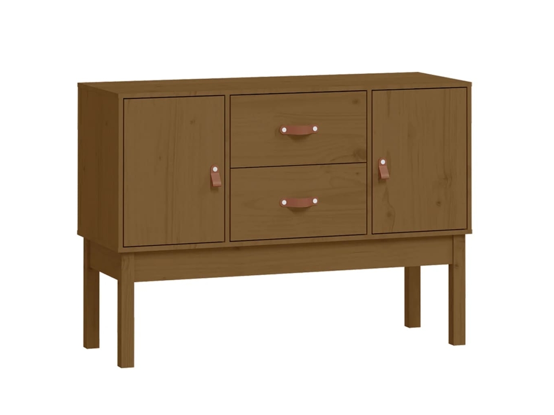 Sideboard, Sideboards Vidaxl Marrom Madeira De Pinho (n/a)