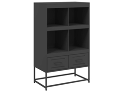 Highboard, Highboards Vidaxl Preto Aço (n/a)