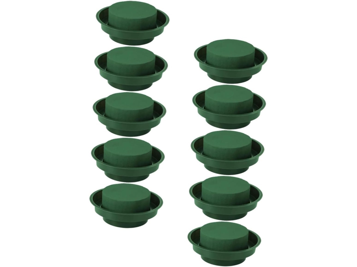Conjunto 10 Vasos E Decoração Com Reservatório De Água, Ab