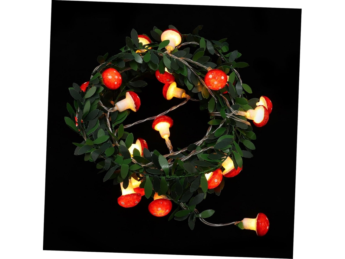 Cordão De Luzes Led Em Formato De Fada, Luzes Decorativas De Led Para Jardim, Sem Bateria, Verde. Gokoco