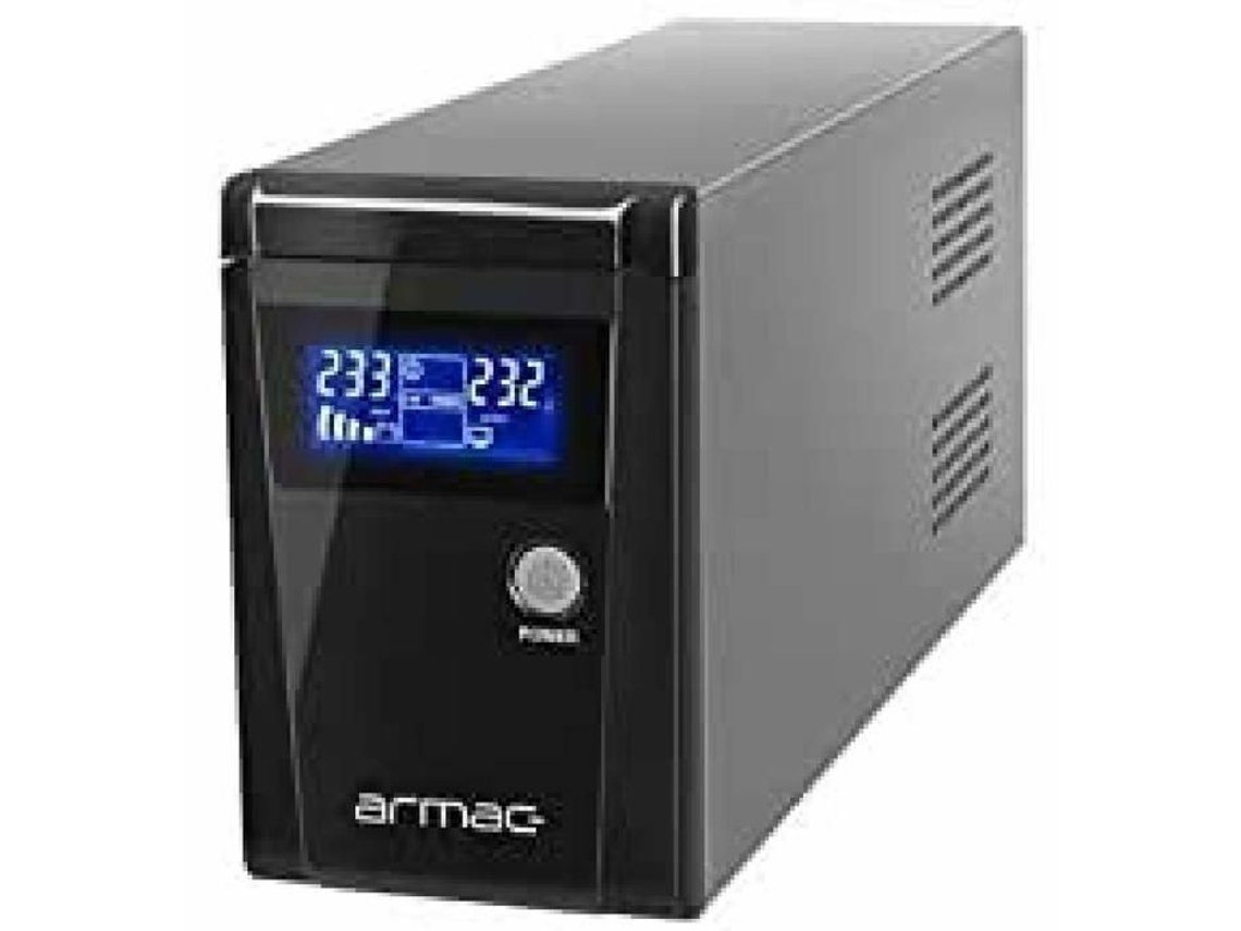 Ondulador Zalman Armac Office 650f Lcd 2x Schuko Usb Multicolorido