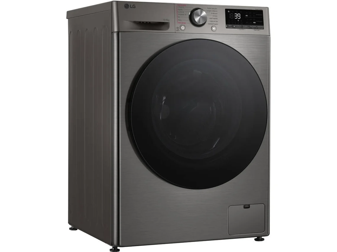 Máquina de Lavar e Secar Roupa LG F4DR7010SGS (6/10 kg - 1400 rpm - Inox)
