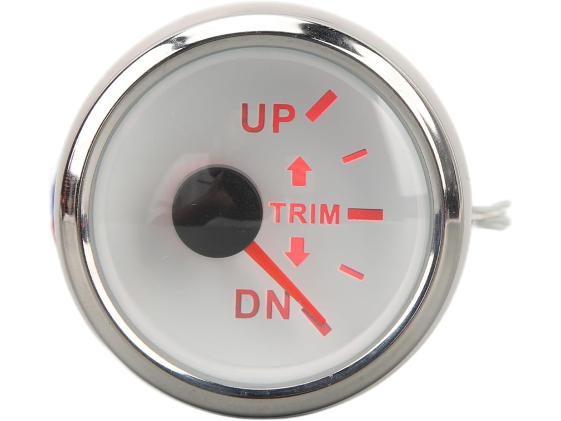 Manômetro De Trim Marítimo 52 Mm, Aço Inoxidável, 9-32 V, Up Dn,