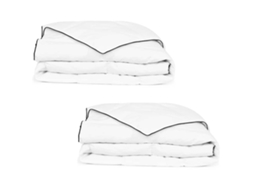 Vidaxl Edredão De Inverno Penugem 2 Pcs 150x200 Cm
