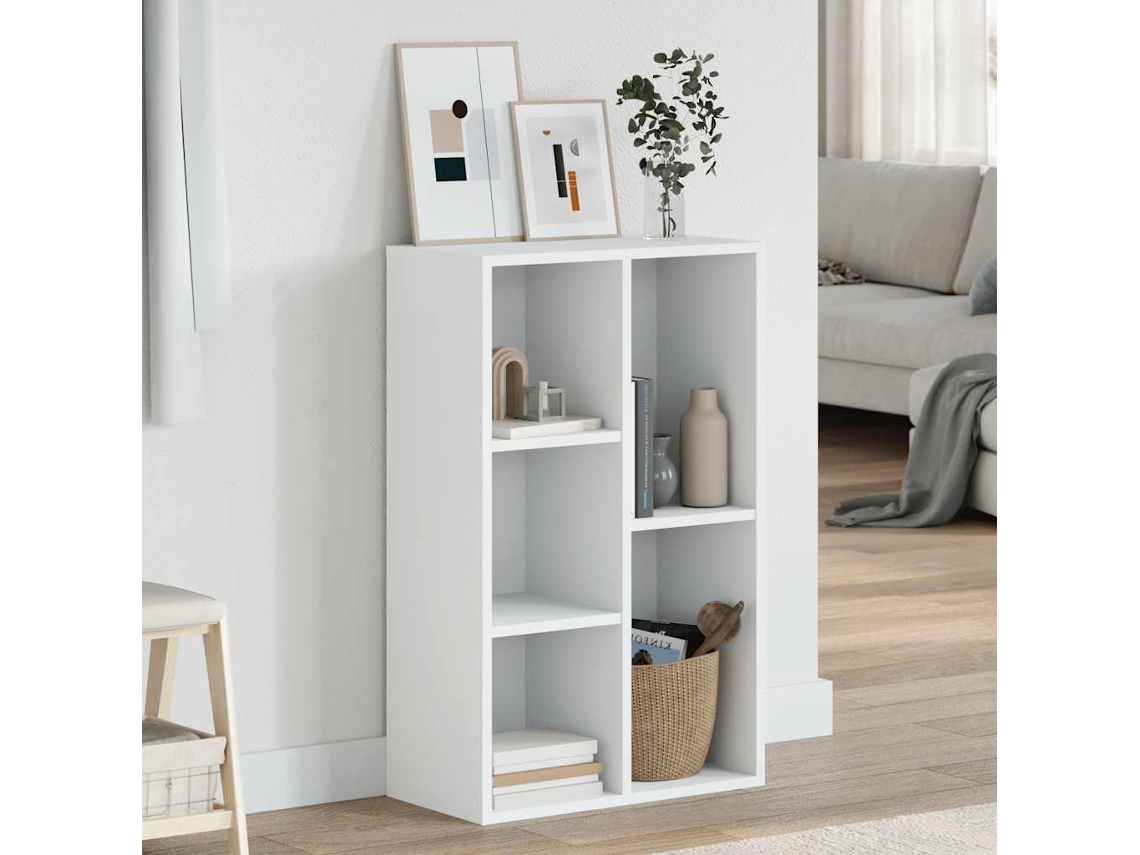 Vidaxl Estante/aparador 50x25x80 Cm Derivados De Madeira Branco