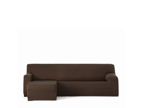 Capa para Sofá Chaise Longue Esquerda Bielástica EYSA (310 x 110 x 110 - Poliéster - Castanho)