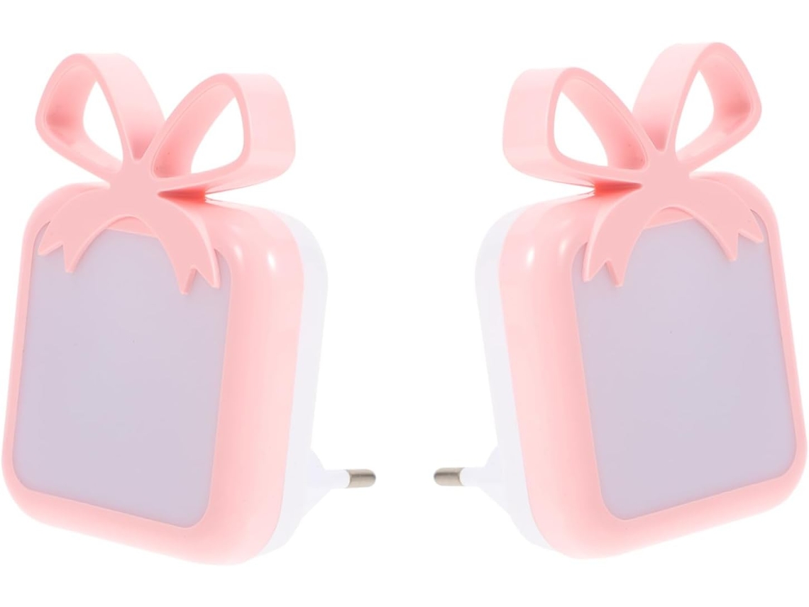 Luminária Noturna Led Com Brilho Ajustável, Rosa, Modelo 418,