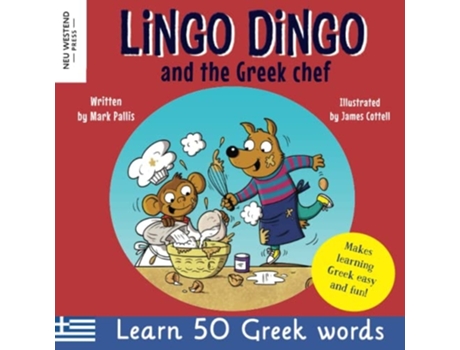 Livro Lingo Dingo and the Greek chef de Mark Pallis (Inglês)