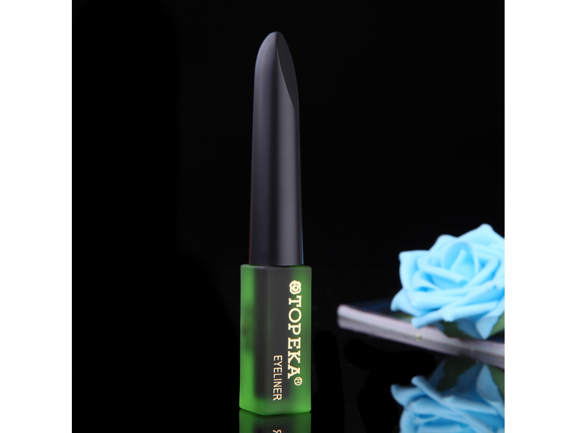 Caneta De Eyeliner Líquido Impermeável Topeka Para Maquiagem - Suave, Rápido Seco E Fácil De Remover