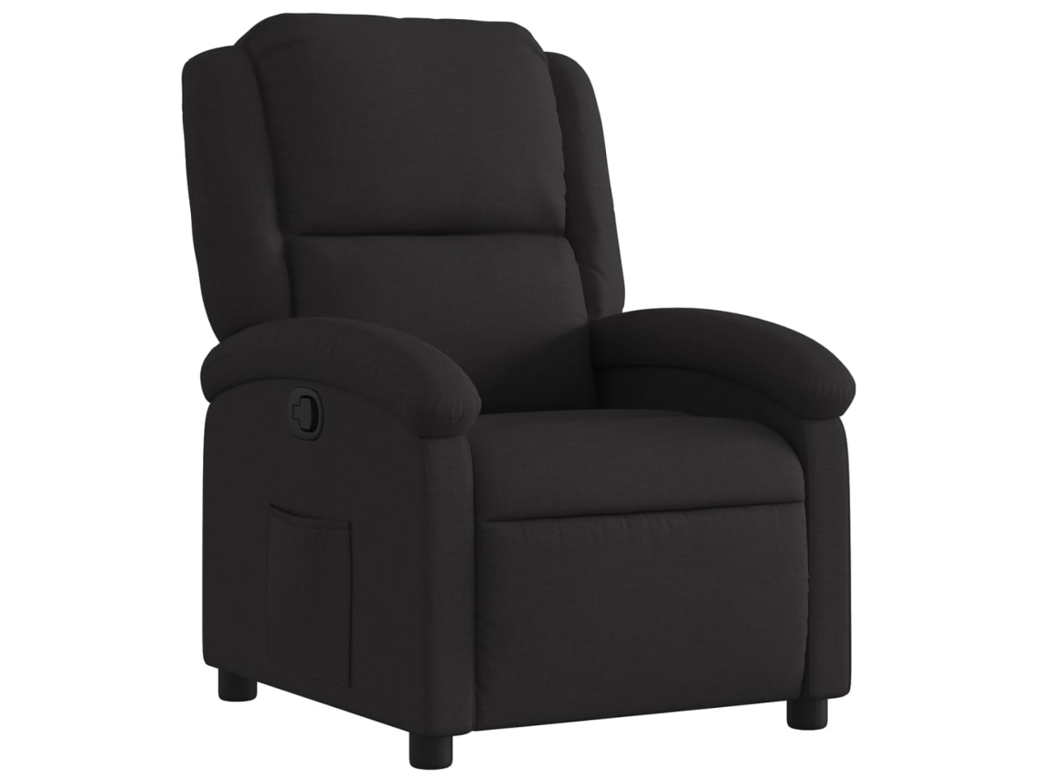 Recliner Chair, Recliner Chairs Vidaxl Preto Tecido