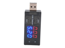 Aetheria detector de Carregamento Usb Duplo de Alta Precisão para Tensão e Corrente com Exibição Simultânea