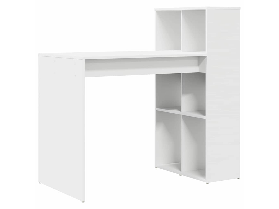 Conjunto 1 Mesa De Escritório Em Casa Vidaxl Branco Derivados De Madeira (108 X 55 X 103.5 Cm)