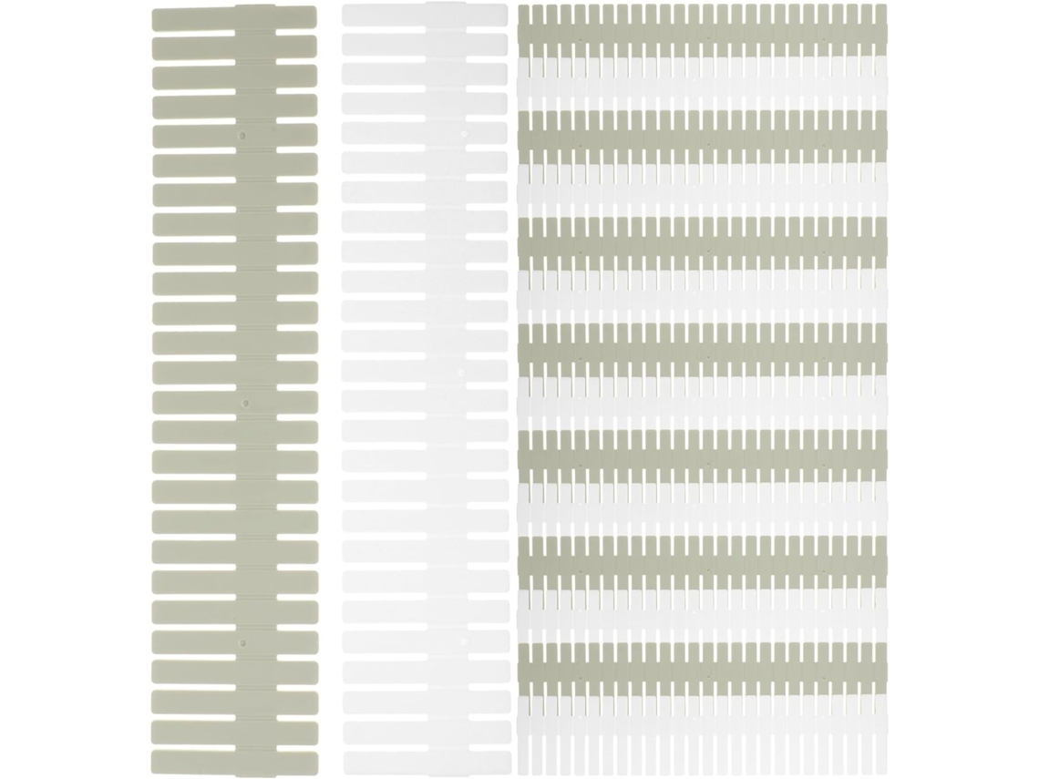 Conjunto de Divisórias GOKOCO 16 peças rígidas de plástico para gavetas dimensões 32x4.7 cm