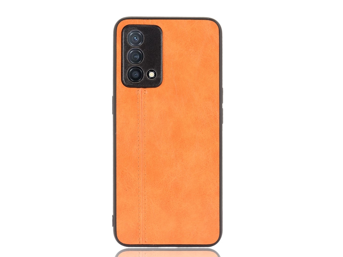 Capa Linha Costura Para Lg, Oppo Oppo K9 Amarelo