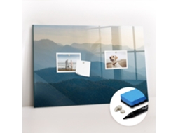 Quadro Magnético Decorativo Abstração De Paisagem Para A Cozinha Espelharte (60x40 Cm)