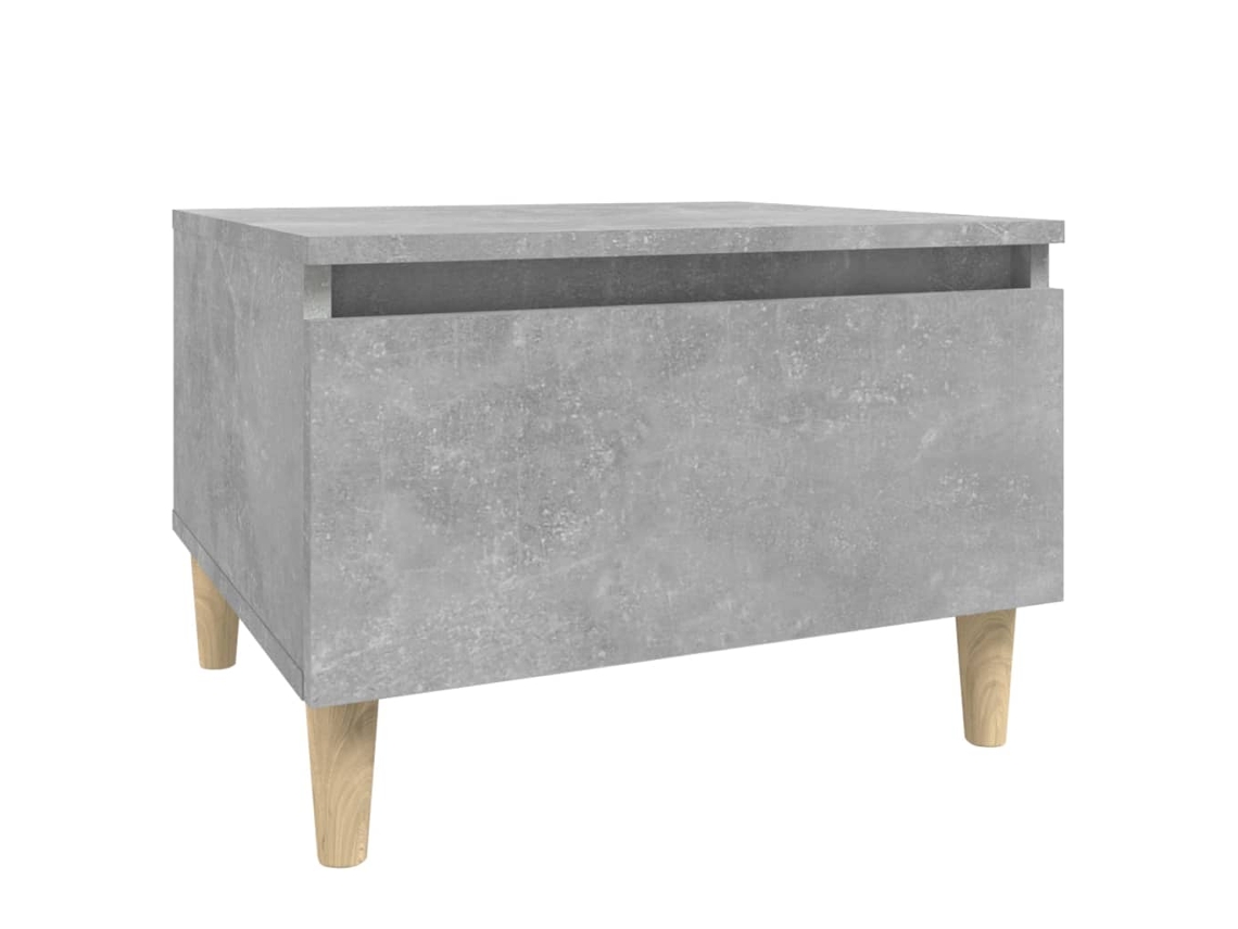 Side Table, Side Tables Vidaxl Cinzeto Madeira Processada (n/a)