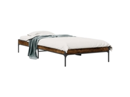 Estrutura da Cama Carvalho Fumê 80 X 200 Cm VIDAXL