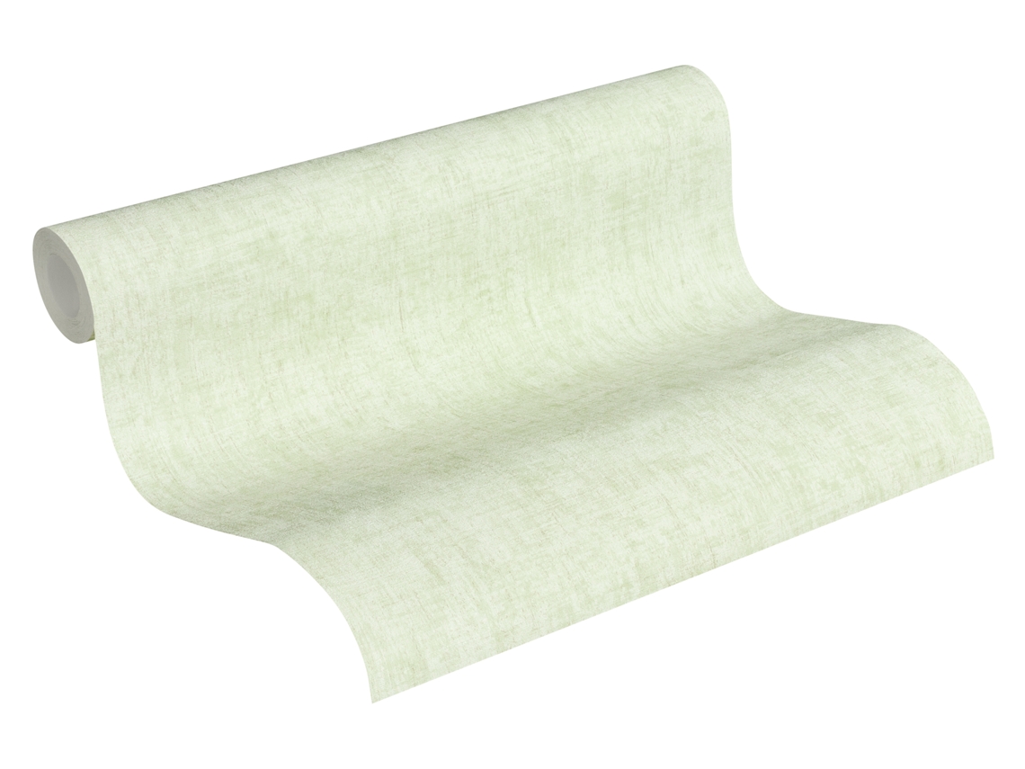 Papel de Parede A.S. CRÉATION (53 cm x 10,05 m - Tecido - Verde)