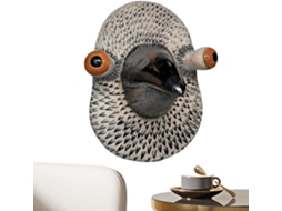 Decoração De Parede Em Formato De Pássaro Estatueta De Animal Em Resina Decoração De Parede Es Gokoco