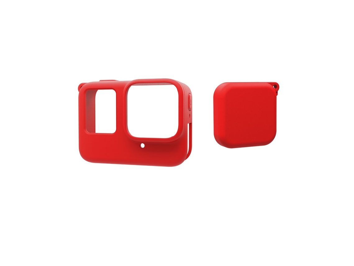 Elysve Capa Protetora Para Insta360 Ace Pro, Vermelho