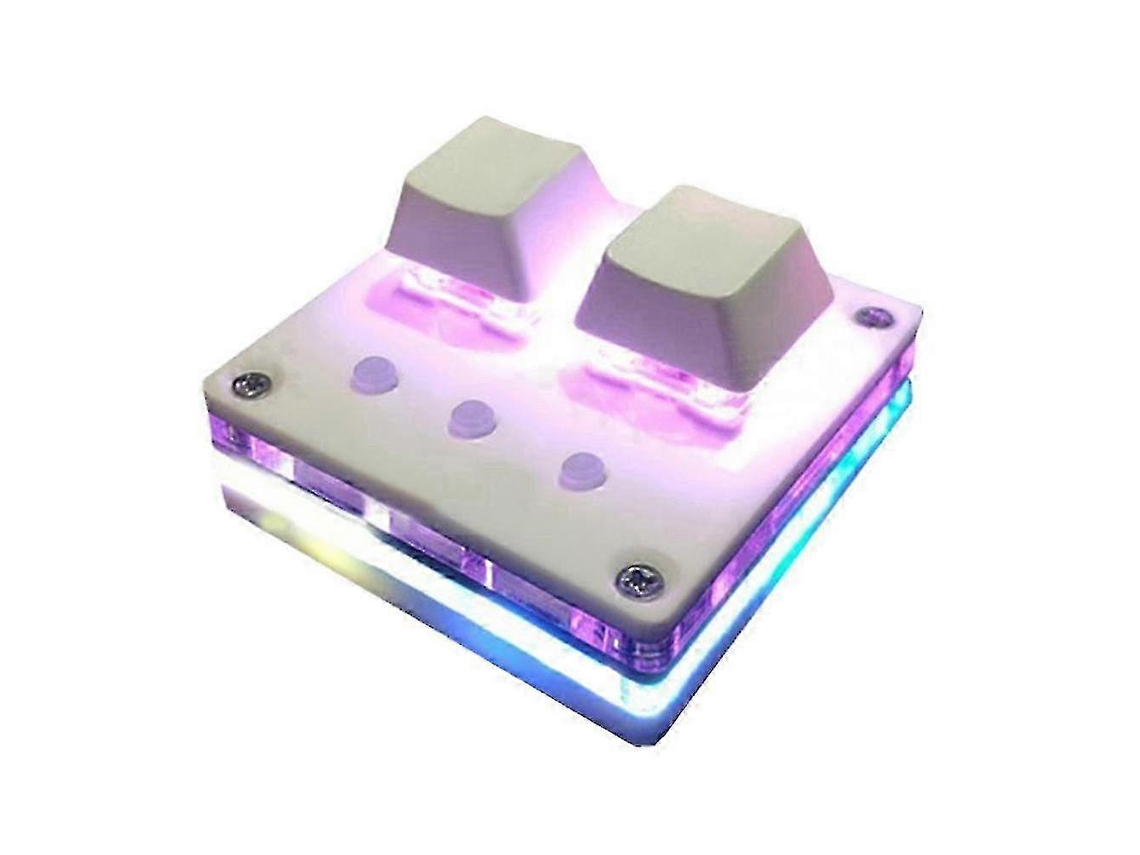Osu Mini Teclado Gamer Com Programação Macro De 2 Teclas E Interruptor Azul Lucky_b VONKELIOS