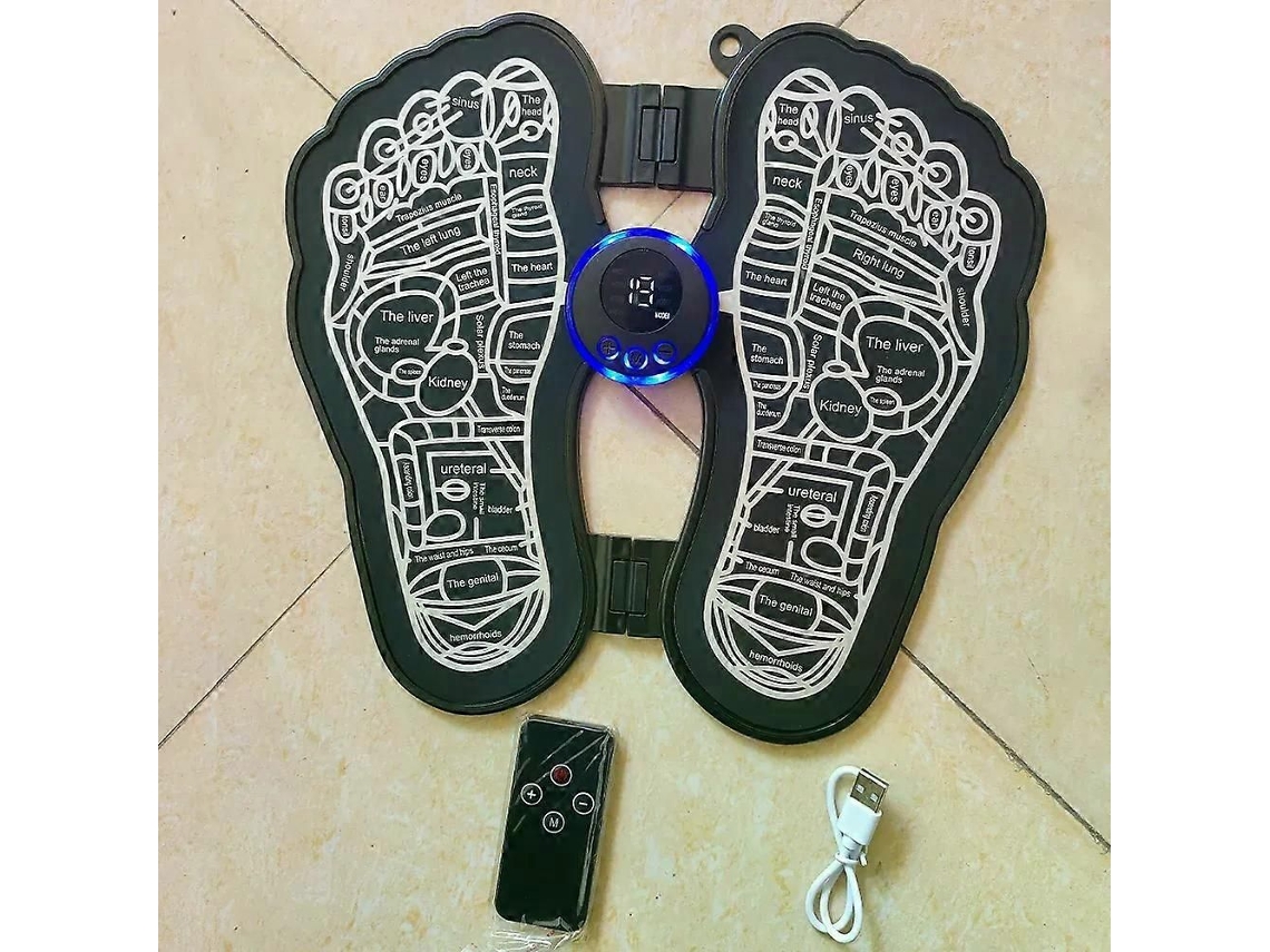 Mini Massageador Recarregável Para Terapia Dos Pés De Idosos, Ems, Portátil, Com Pulso, Uso Doméstico, Relaxan Te Os Pés, Homens E