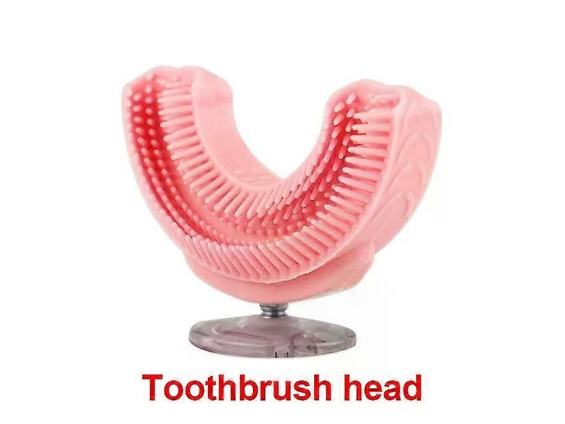 Crianças Escova de Dentes Elétrica 360 Graus Automática Usb Limpa Limpeza Silicone Criança Inteligente em Forma U GOKOCO