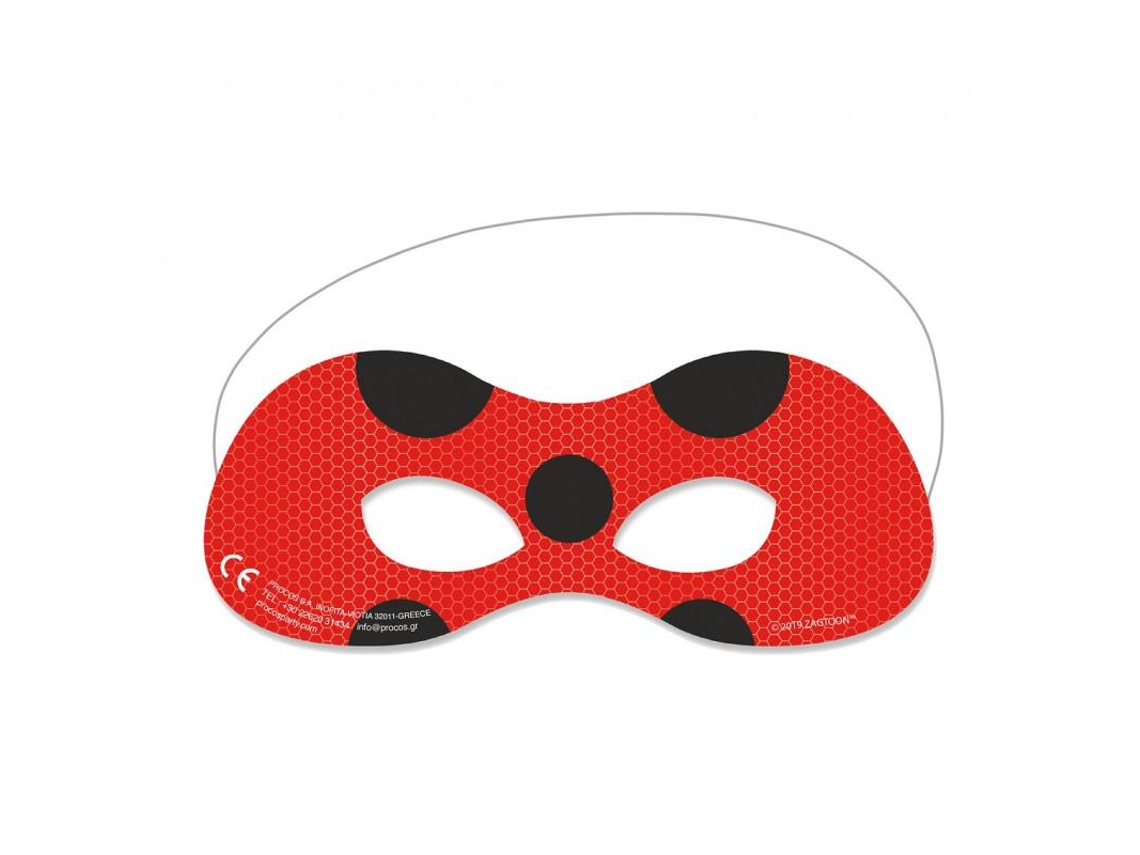 Máscaras de Festa Ladybug