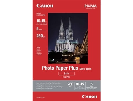 Papel Fotográfico CANON Photo Paper Plus SG-201
