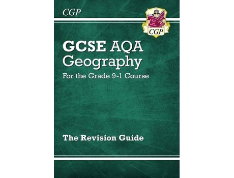 Livro gcse 9-1 geography aqa revision guide (with online ed) de cgp books (inglês)