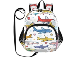 Mochila Infantil Com Orelhas Fofas Alça Para Meninos Meninas, Escolar Anti-perda Faixa Refletora, Design Fofo