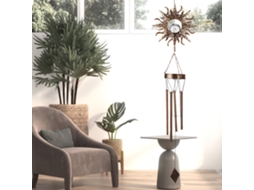 Sino de Vento Solar com Luz Led | S/MARCA