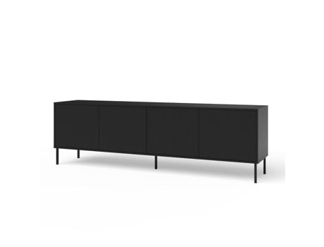 Buffet 4 Portas Budapest S Preto Aqa Design