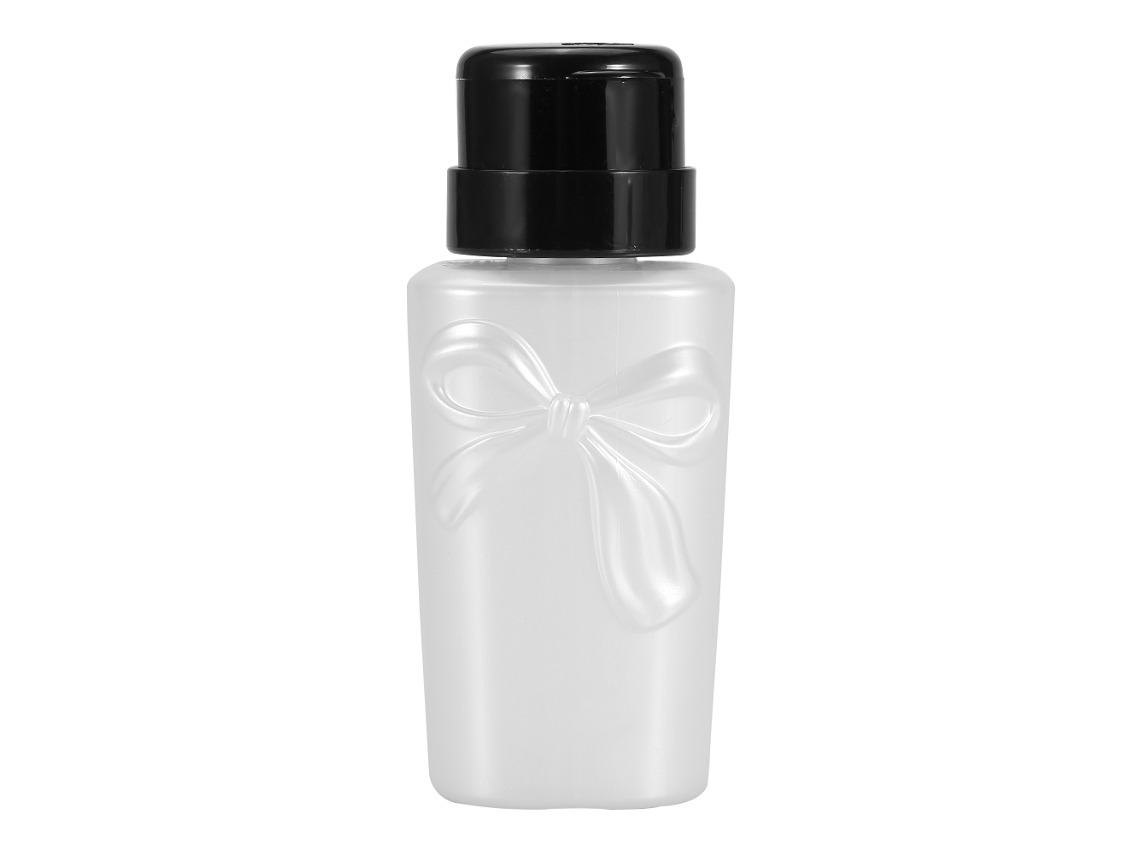 Botella Vacía De Plástico Con Bomba Para Quitapintura De Uñas, Dispenser 230ml (blanco)