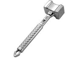 Mortero de Carne Profesional de Acero Inoxidable 304, Martillo de Doble Cara Con Mango Antideslizante para Res, Filete Y Pollo