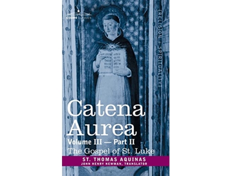 Livro Catena Aurea de St Thomas Aquinas (Inglês - Capa Dura)