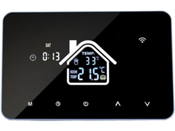 Termostato Inteligente Com Wi-fi, Controles De Toque Em Lcd E Configurações De Privacidade.