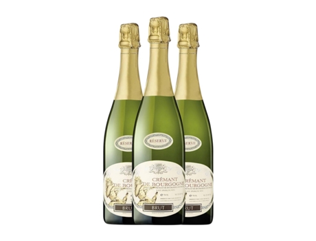 Espumante LA COMPAGNIE DE BURGONDIE Caves de Marsigny Brut Crémant de Bourgogne Reserva (0.75 L - 3 Unidades)