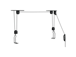 Bike Hoist, Bike Hoists Vidaxl Preto Aço