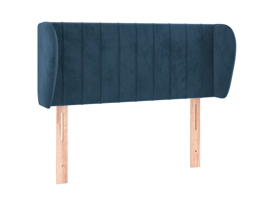 Headboard, Headboards Vidaxl Azul Veludo (83 X 23 X 78/88 Cm)
