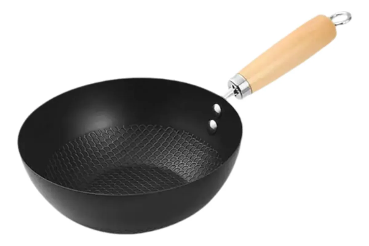 Frigideira Wok, Frigideira Chinesa, Wok De 7,87 Polegadas Para Cozinhar,vayotoy