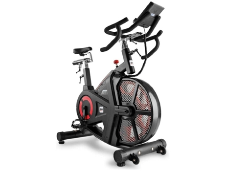Bicicleta De Spinning Bh Fitness I.airmag H9122i Gusshious (preto 56x51x128cm Volante 18 Kg Até 150 Kg)