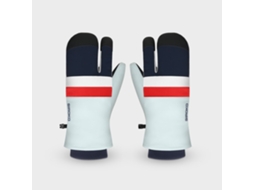 Luvas De Ski De 3 Dedos Homem E Mulher Glisse Light Blue Azul Siroko