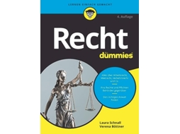 Livro Recht für Dummies German Edition de Laura Schnall Verena Böttner (Alemão)
