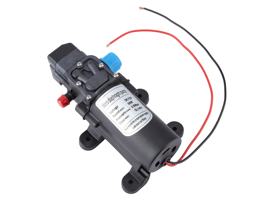 Bomba De Água Elétrica Micro De Diafragma Com Pressão Automática Laxiscreed, 12v 60w Para Esvaziar E Irrigar