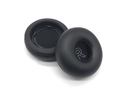 Lurelia Almofadas Auriculares Para Auscultadores Sem Fios H8i H8, Em Couro Proteico E Foam Macia, Marrom/Marrom, 1 Par