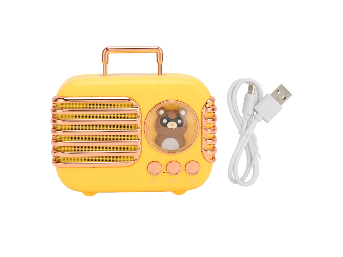 Coluna LAXISCREED Bluetooth 5.0 5w Portátil Amarela